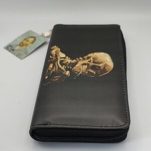 Black Skeleton Design Wallet